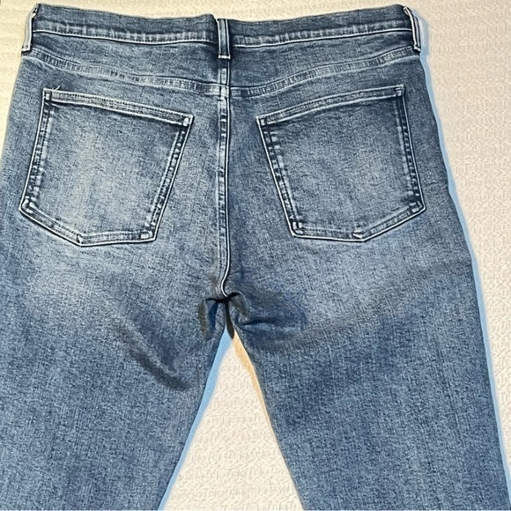 Triarchy V High‎ Rise Straight Leg Blue Jean Women 34x30.5" Zip 5 Pocket - Picture 10 of 16